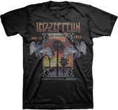 Led Zeppelin Heren Tshirt -S- Inglewood Zwart