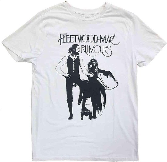 Fleetwood Mac - Rumours Heren T-shirt - M - Wit