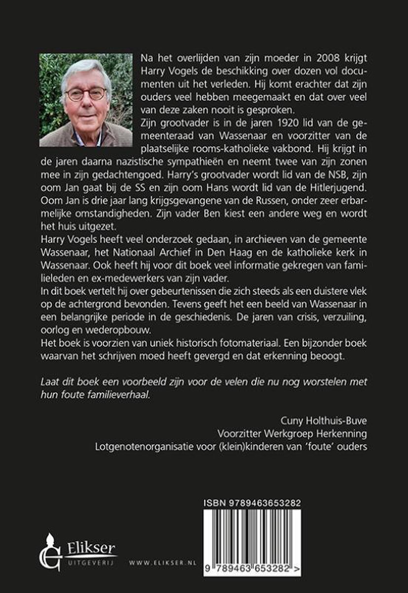 Schaamte en trots in Wassenaar - back cover