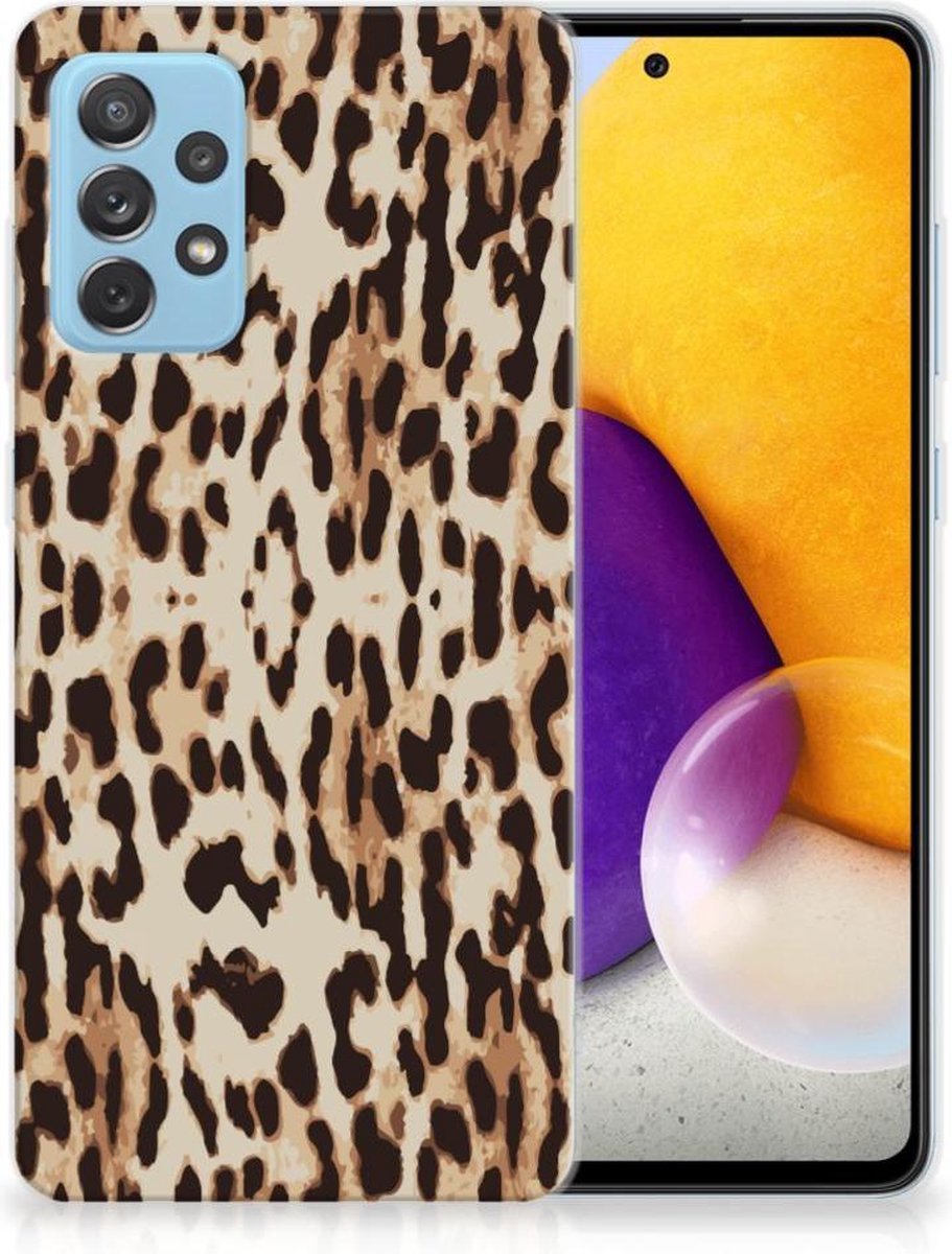 Samsung Galaxy A72 TPU Hoesje Leopard