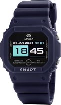 Marea smartwatch met blauwe rubberen band B60002/1