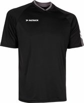Patrick Dynamic Shirt Korte Mouw Heren - Zwart / Grijs | Maat: L