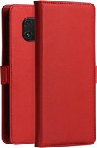 DZGOGO MILO-serie PC + PU horizontale flip lederen case voor Huawei Mate 20 Pro, met houder en kaartsleuf en portemonnee (rood)