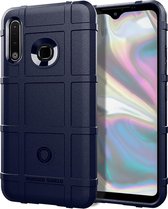 Voor Galaxy A70e Volledige dekking schokbestendige TPU Case (blauw)