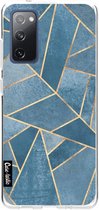 Casetastic Samsung Galaxy S20 FE 4G/5G Hoesje - Softcover Hoesje met Design - Dusk Blue Stone Print
