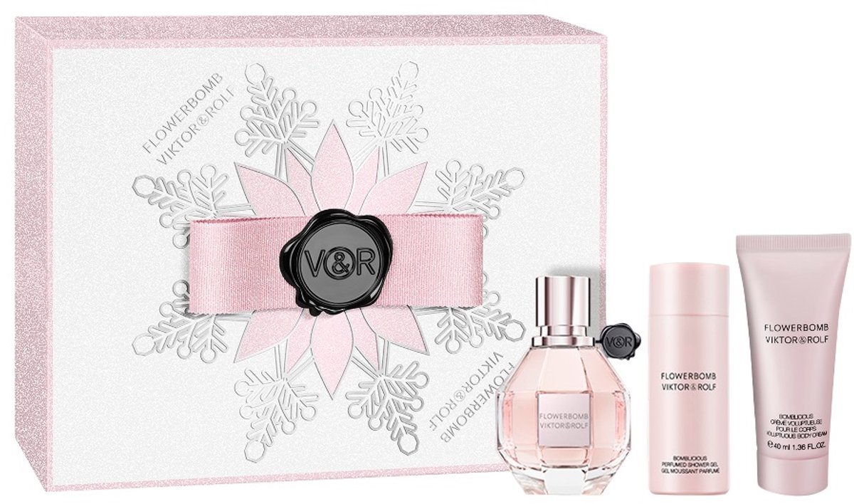Flowerbomb 30ml Edp + Bodylotion + Showergel - Viktor and Rolf set