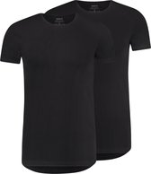 T-shirt ronde hals Episch zwart 2-Pack - S