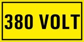 380 volt sticker 100 x 50 mm