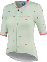 Rogelli Fruity Fietsshirt - Korte Mouwen - Dames - Mint, Coral - Maat XL