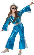 dressforfun - Stralende Disco Starlet 140 (9-10y) - verkleedkleding kostuum halloween verkleden feestkleding carnavalskleding carnaval feestkledij partykleding - 302366