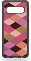 Pink rombs Telefoonhoesje - Samsung Galaxy S10