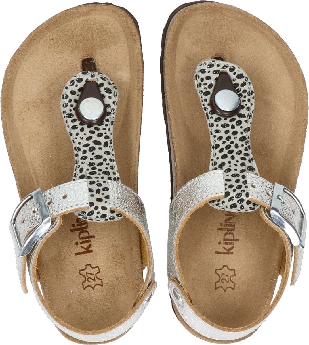 Kipling Meisjes Sandalen Nulu 3 - Zilver - Maat 31