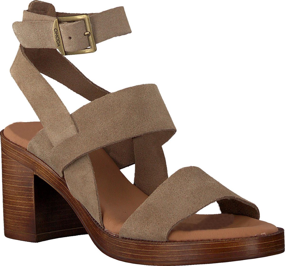 Omoda Dames Sandalen - Beige - Maat 40 | bol.com