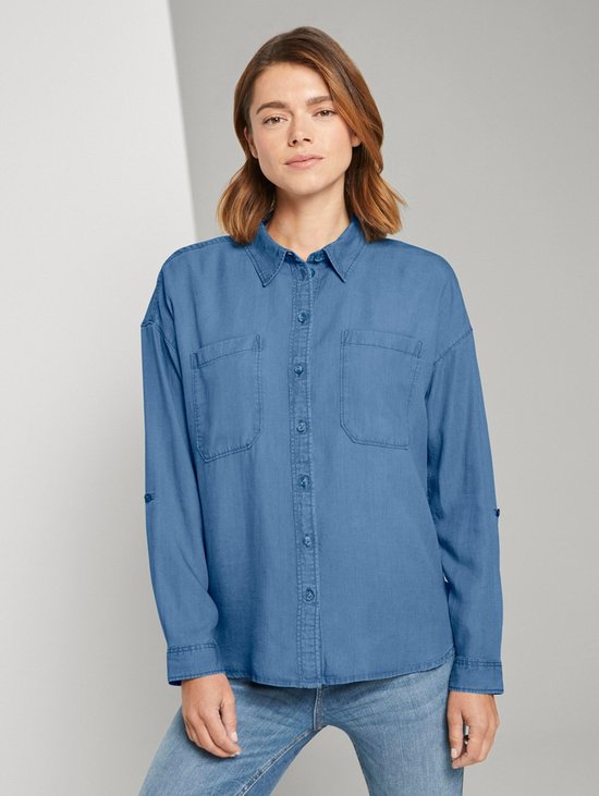 Tom Tailor Denim blouse Blauw-Xs