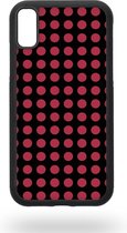 Red polka dots Telefoonhoesje - Apple iPhone XR