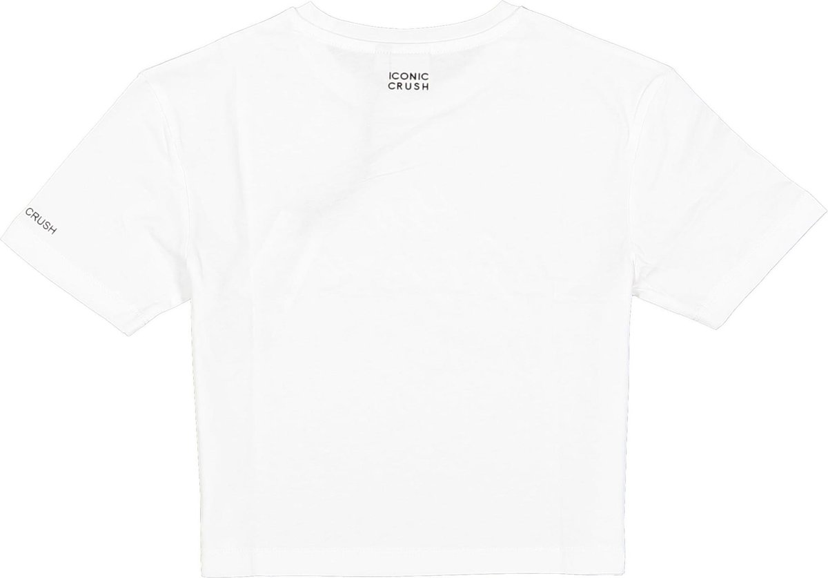 Crush Denim meiden t-shirt Tipper White