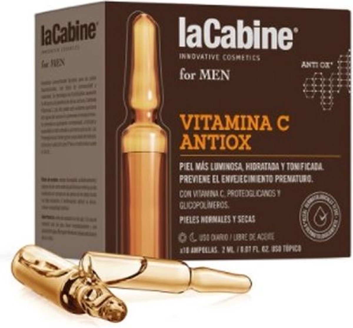 La Cabine La Cabine For Men Ampollas Vitamina C Antiox 10 X 2 Ml