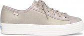 Keds Dames Veterschoenen Triple Kick Iridescent Leather Dove - Paars - maat 40.5