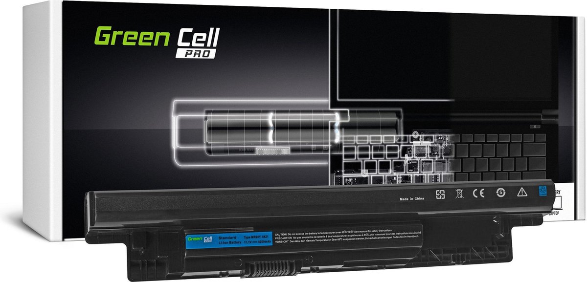 GREEN CELL PRO Batterij voor Dell Inspiron 3521 5521 5537 5721 / 11,1V 5200mAh