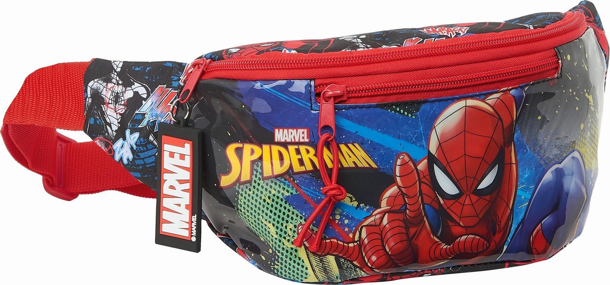 Marsupio Bambino Sac Banane Spiderman Attack Safta Poche