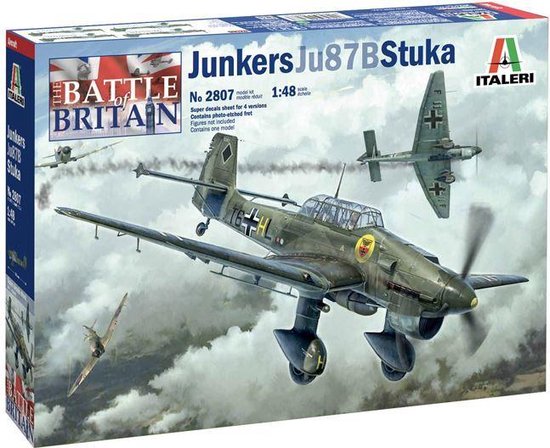 Bol Com Italeri Junkers Ju 87b Stuka B O B 80th Anniv 1 48 7 Ita2807s