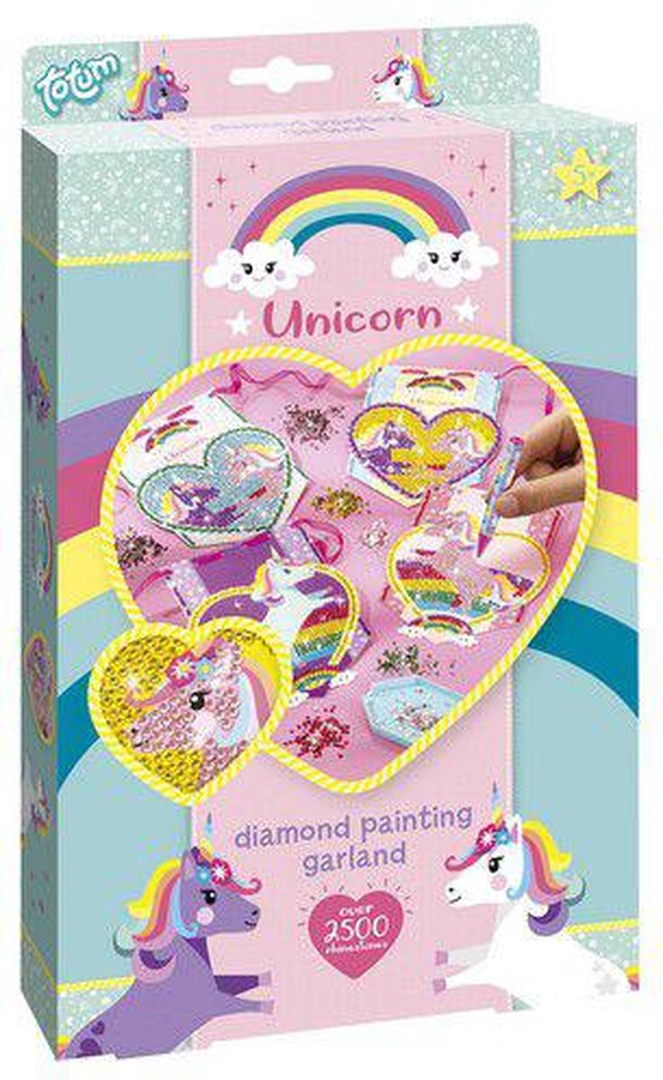 Totum Unicorn Diamond painting - diamond painting knutselset