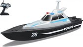 Maisto Speedboot Police Rc Junior 35 X 11 Cm Zwart 2-delig