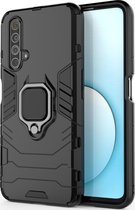 Mobigear Armor Ring Hardcase voor de Realme X50 - Zwart