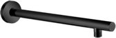 Plieger Napoli doucharm wandmontage v. hoofddouche rond 35cm mat zwart