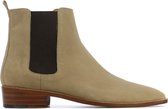 Giuseppe Maurizio Mannen Suède     Chelsea boots / Laarzen / Herenschoenen G3025 - Beige - Maat 41