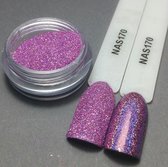 Nailart Sugar - Nagel glitter - Korneliya Nailart Decor Zand 170 Holografic Lavender