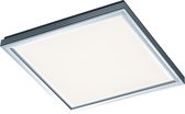 LED Plafondlamp - Trion Lokon - 24W - Warm Wit 3000K -  Dimbaar - Vierkant - Mat Wit - Kunststof - BSE