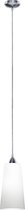 LED Hanglamp - Hangverlichting - Nitron Konumo - E27 Fitting - 1-lichts - Rond - Mat Nikkel - Aluminium