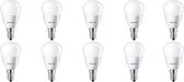 PHILIPS - LED Lamp 10 Pack - CorePro Lustre 827 P45 FR - E14 Fitting - 5.5W - Warm Wit 2700K | Vervangt 40W