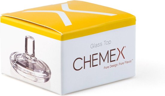 Chemex Glazen Stop Classic 6-8 kops - 900 ml - Zilver;Wit