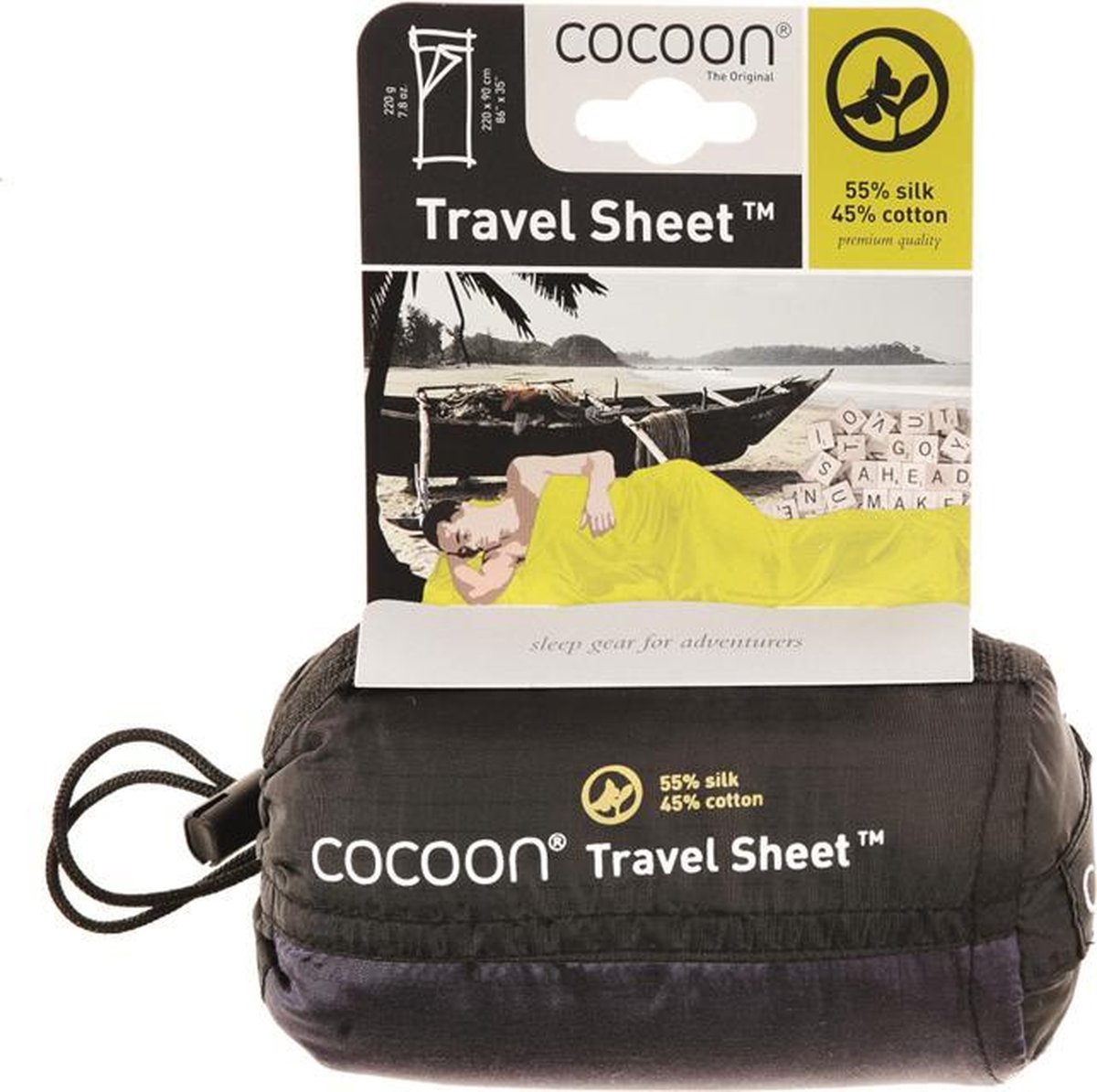 Cocoon TravelSheet silk checked silk 2014 sac 〓 viande
