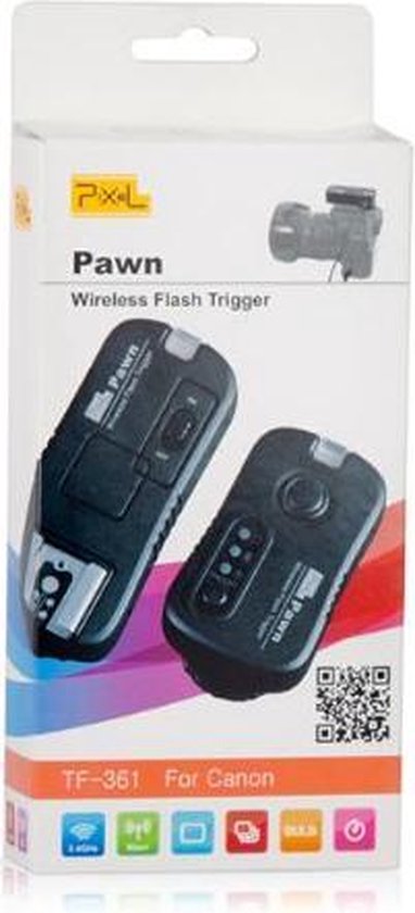 Pixel Radio Trigger Set Pawn TF-361 voor Canon - Pixel