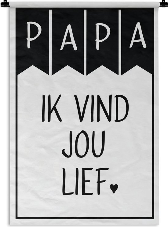 Wandkleed Vaderdag - Vaderdag / Vaderdag XL met tekst - Papa | bol.com