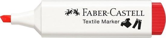 Faber-Castell textielmarker - rood - FC-159522