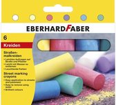 Eberhard Faber - stoepkrijt - 6st. - assorti kleuren - EF-526506