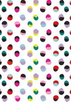 schrift happy go lucky a - schrift A4 lijn set a 3st