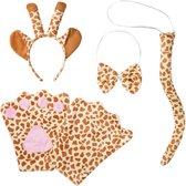dressforfun 302037 Ensemble d'accessoires Girafe pour enfants Onesize Déguisement Costume Halloween Robe de soirée Robe de carnaval Robe de soirée de carnaval Robe de soirée