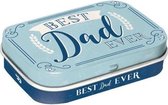 Best DAD Ever - Pepermunt Snoepjes - Metalen Blikje - Mint Box