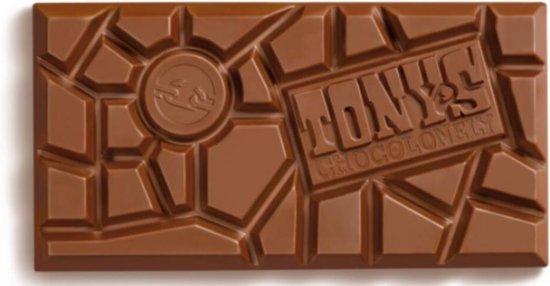 Tony's Chocolonely Melk Chocolade Reep - Melkchocolade Reep - 180 gram - Tony's Chocolonely