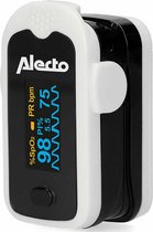 Alecto ACS-31 -Saturatiemeter -Hartslagmeter - Zuurstofpercentage -Bloed Zuurstofmeter -Oximeter -Zuustofgehalte -Vinger - (Inclusief Opbergtas) -Batterijen