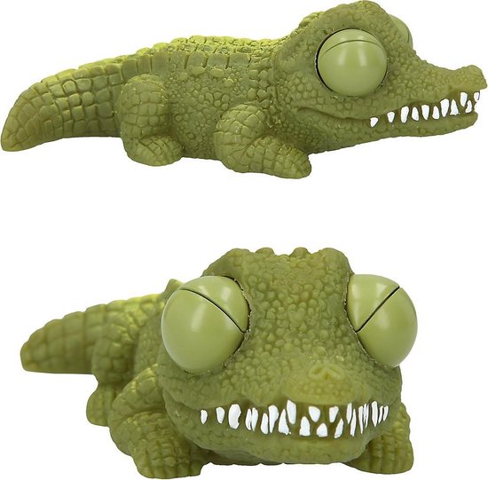 Dino World Pop-up-ogen Krokodil Lichtgroen | bol.com