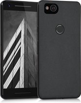 kwmobile telefoonhoesje voor Google Pixel 2 - Hoesje voor smartphone - Back cover in mat zwart