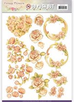 Pushout - Jeanine's Art - Vintage Flowers - Romantic Vintage