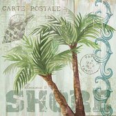 CraftEmotions servetten 5st - Palmbomen 33x33cm Ambiente 13313150