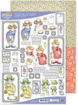 MRJ A4 3D The Aunties Cutting + Potpourri sheet